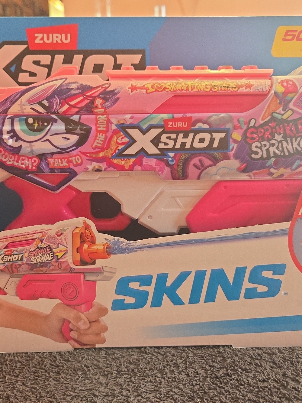 X-Shot Pink Splash Skins Kids Water Blaster#472